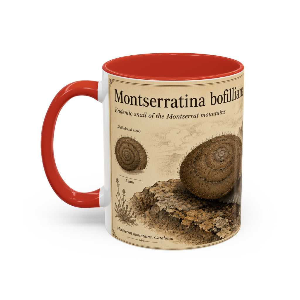 Custom Montserrat Snail Mug – Nature Lover's Gift for Montserrat (Montserratina bofilliana) – Europe/UK