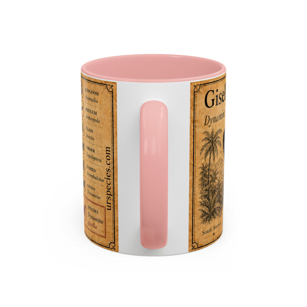 Gisella's Butterfly (Dynamine gisella) Coffee Mug — Vintage Blue Mug