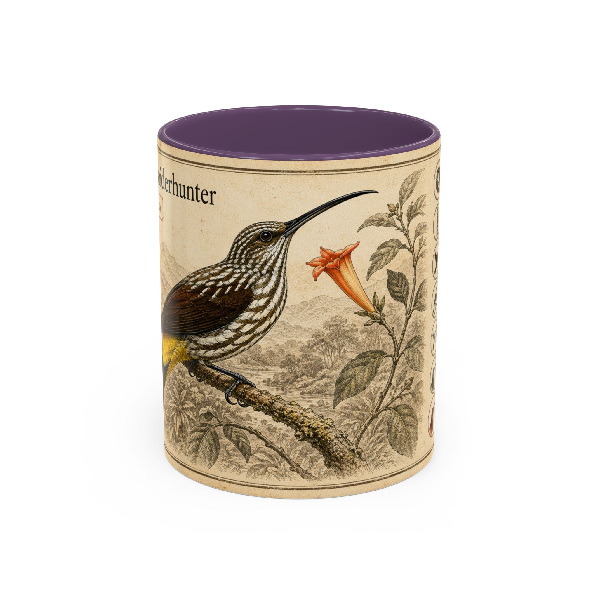 Custom Gift for Julia - Whitehead's spiderhunter (Arachnothera juliae) Nature Lovers Mug  - Europe / UK