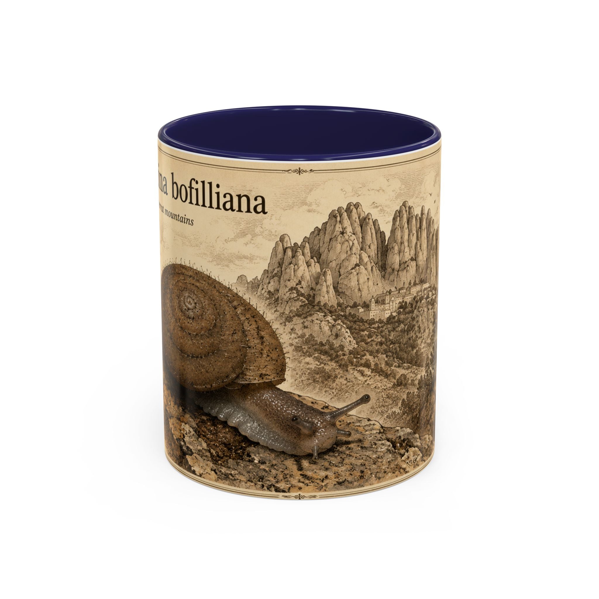 Custom Montserrat Snail Mug – Nature Lover's Gift for Montserrat (Montserratina bofilliana) – Europe/UK