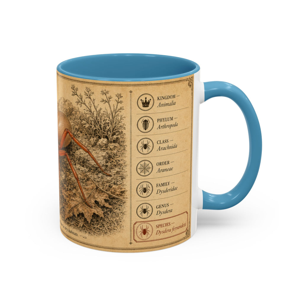 Custom Woodlouse-Hunting Spider Mug – Nature Lover's Gift for Ferran (Dysdera ferrandezi) – Europe/UK