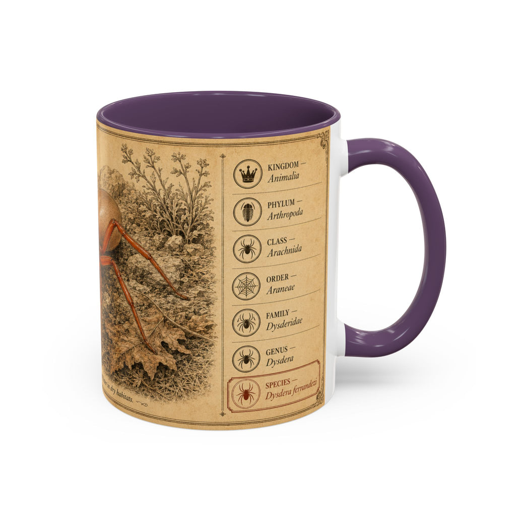 Custom Woodlouse-Hunting Spider Mug – Nature Lover's Gift for Ferran (Dysdera ferrandezi) – Europe/UK