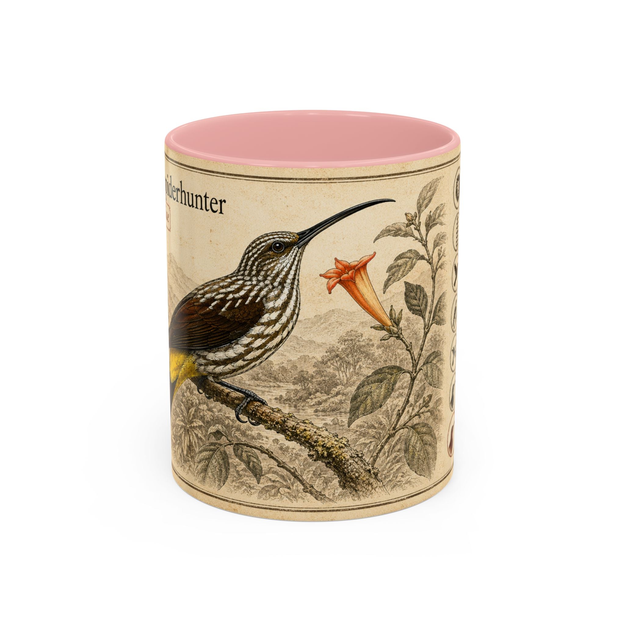Custom Gift for Julia - Whitehead's spiderhunter (Arachnothera juliae) Nature Lovers Mug  - Europe / UK