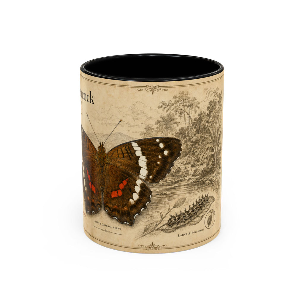 The banded peacock butterfly (Anartia fatima) Coffee Mug — Vintage Mug