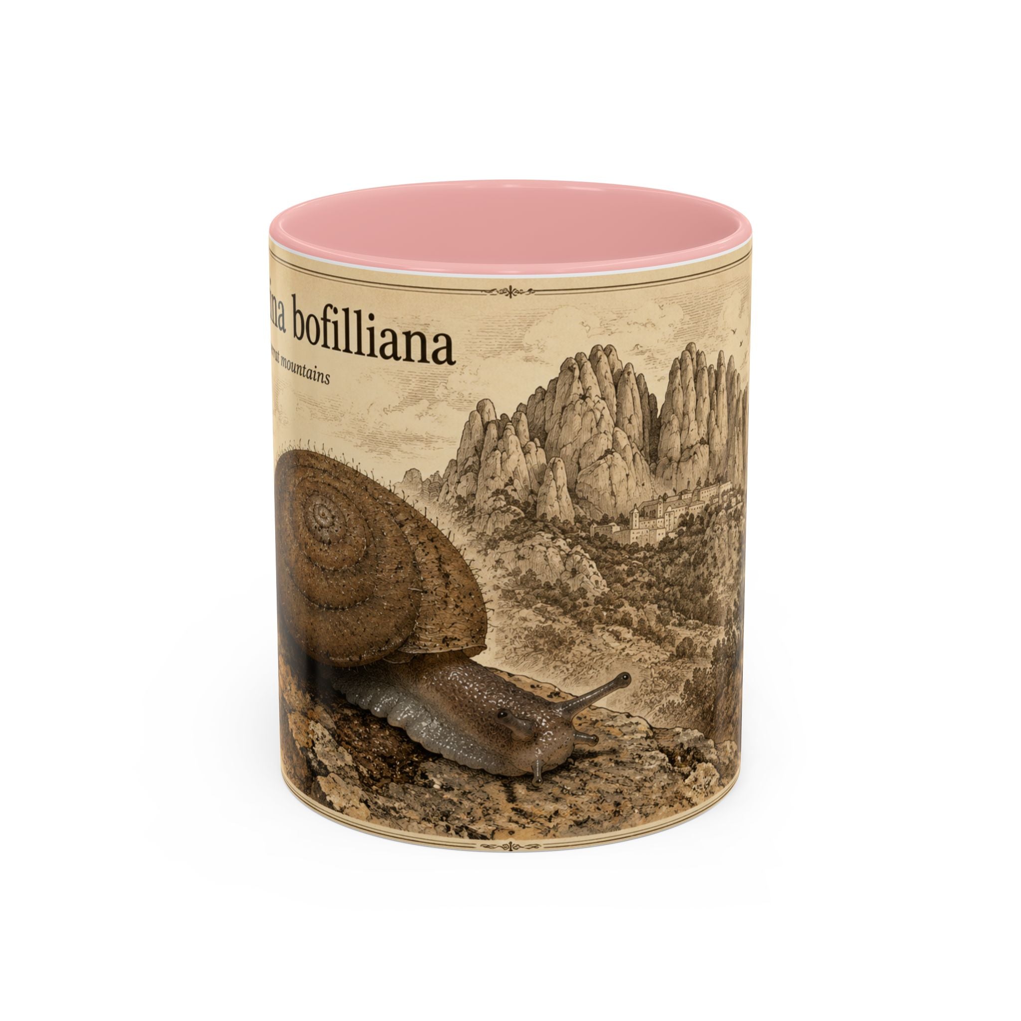 Custom Montserrat Snail Mug – Nature Lover's Gift for Montserrat (Montserratina bofilliana) – Europe/UK