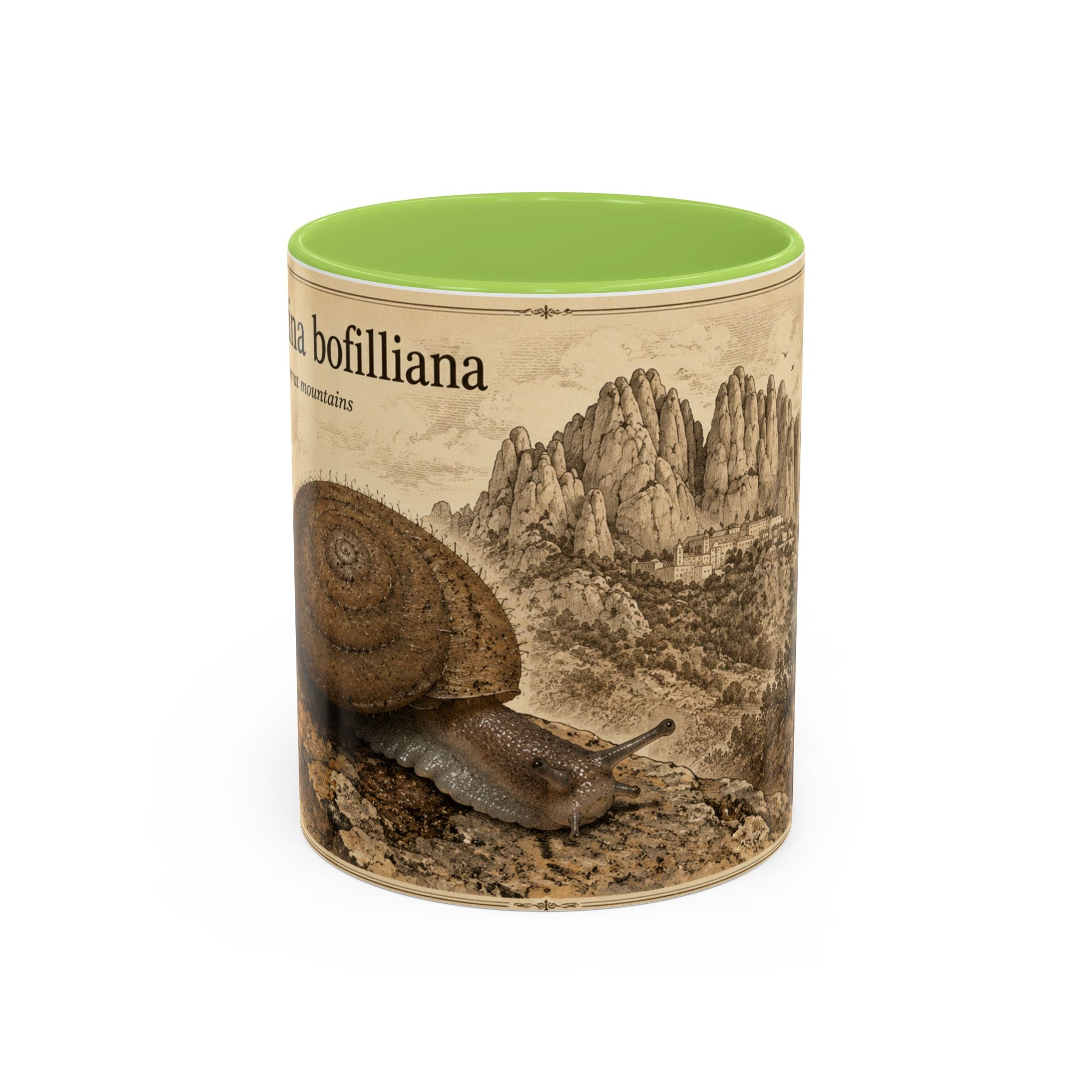 Custom Montserrat Snail Mug – Nature Lover's Gift for Montserrat (Montserratina bofilliana) – Europe/UK