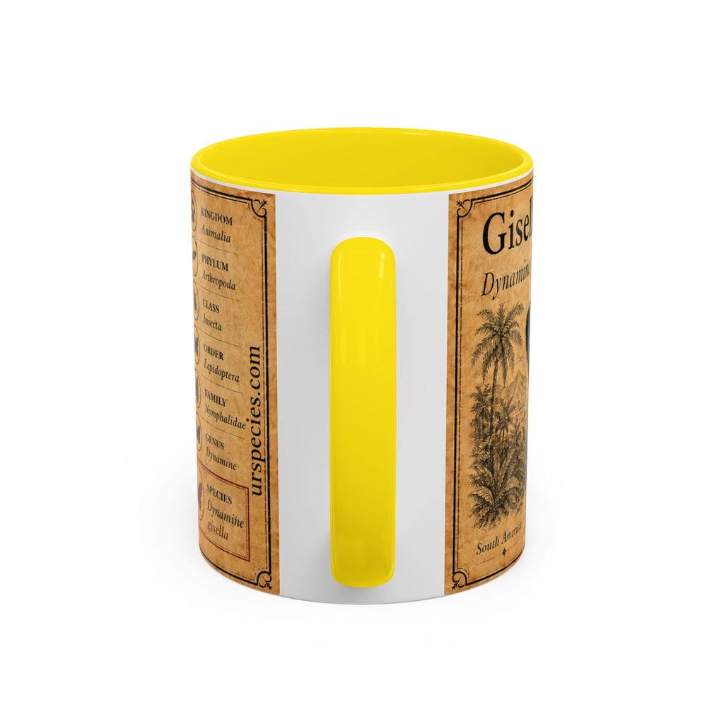 Gisella's Butterfly (Dynamine gisella) Coffee Mug — Vintage Blue Mug