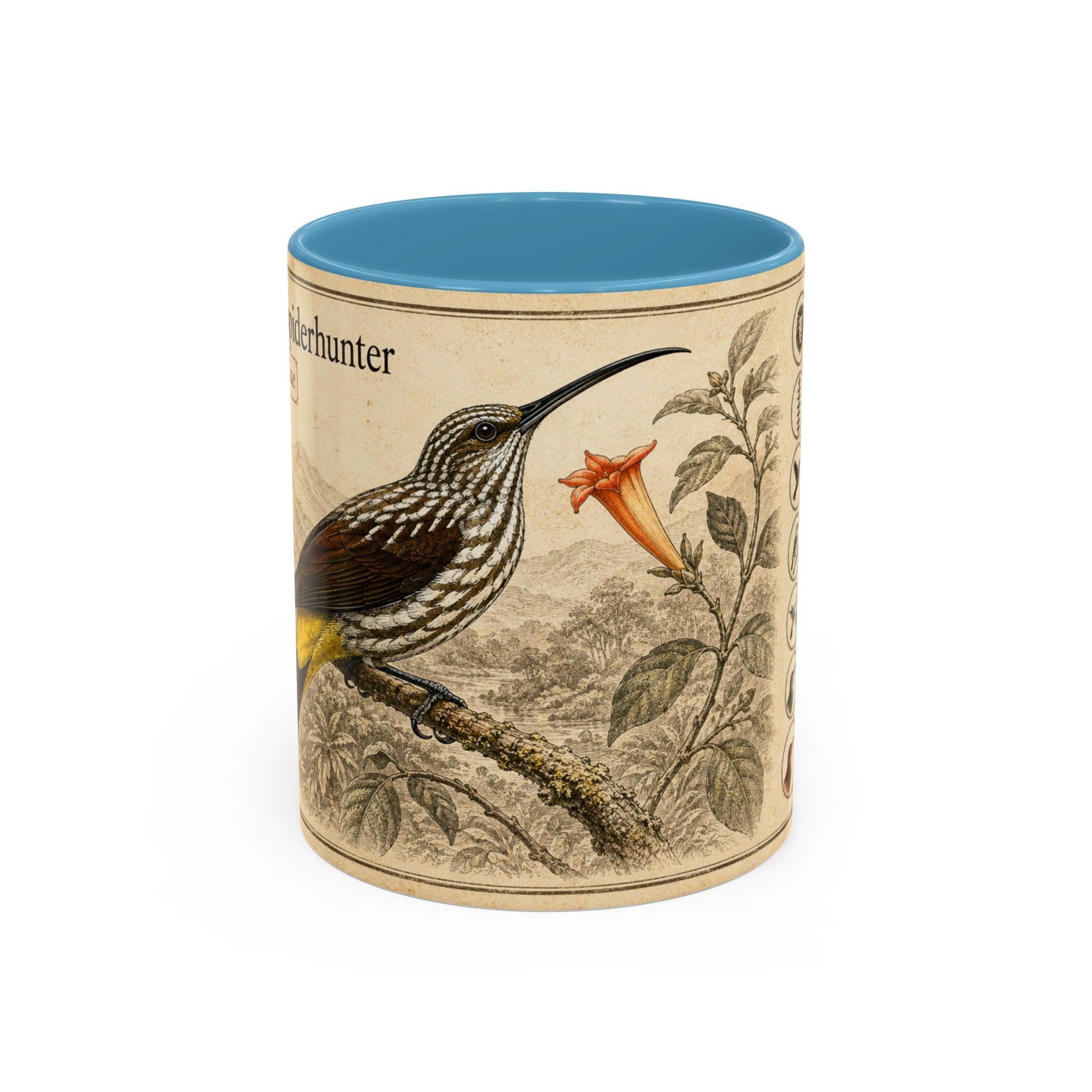 Custom Gift for Julia - Whitehead's spiderhunter (Arachnothera juliae) Nature Lovers Mug  - Europe / UK