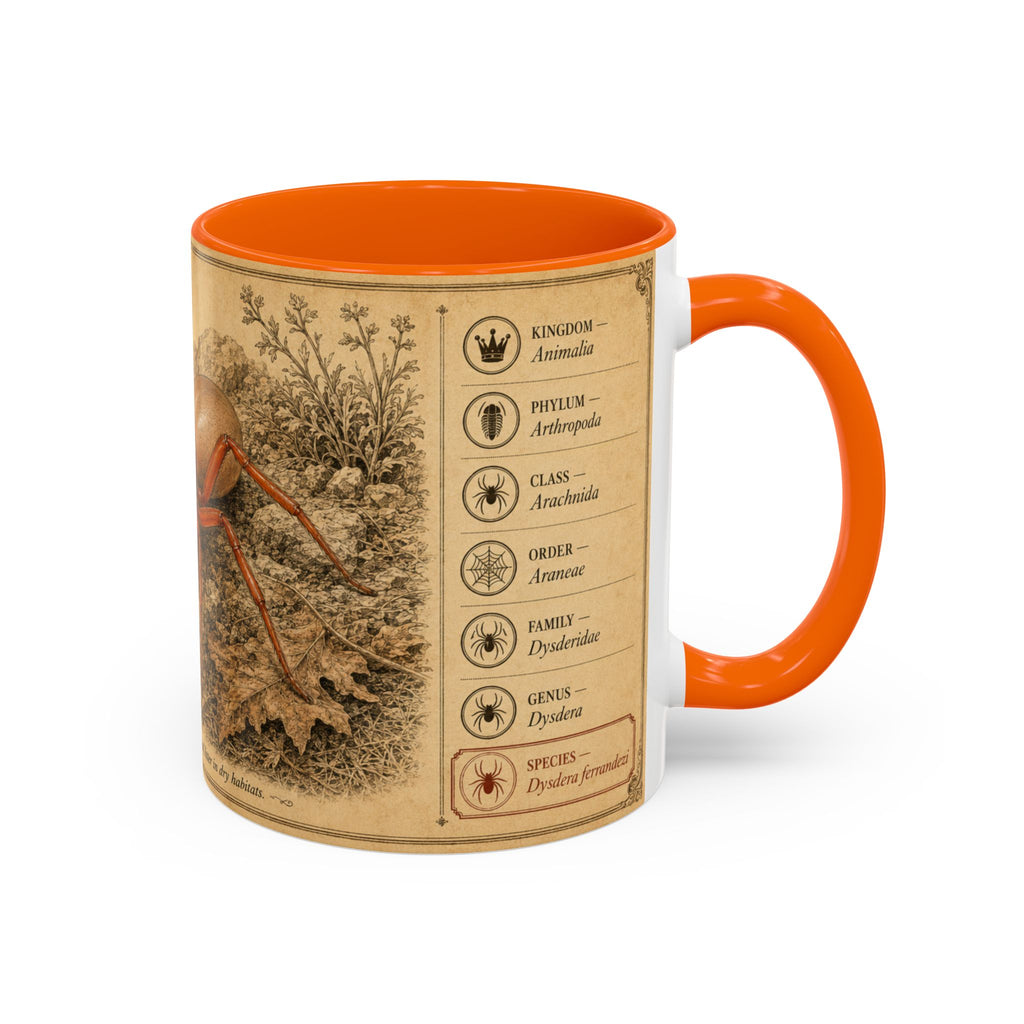 Custom Woodlouse-Hunting Spider Mug – Nature Lover's Gift for Ferran (Dysdera ferrandezi) – Europe/UK
