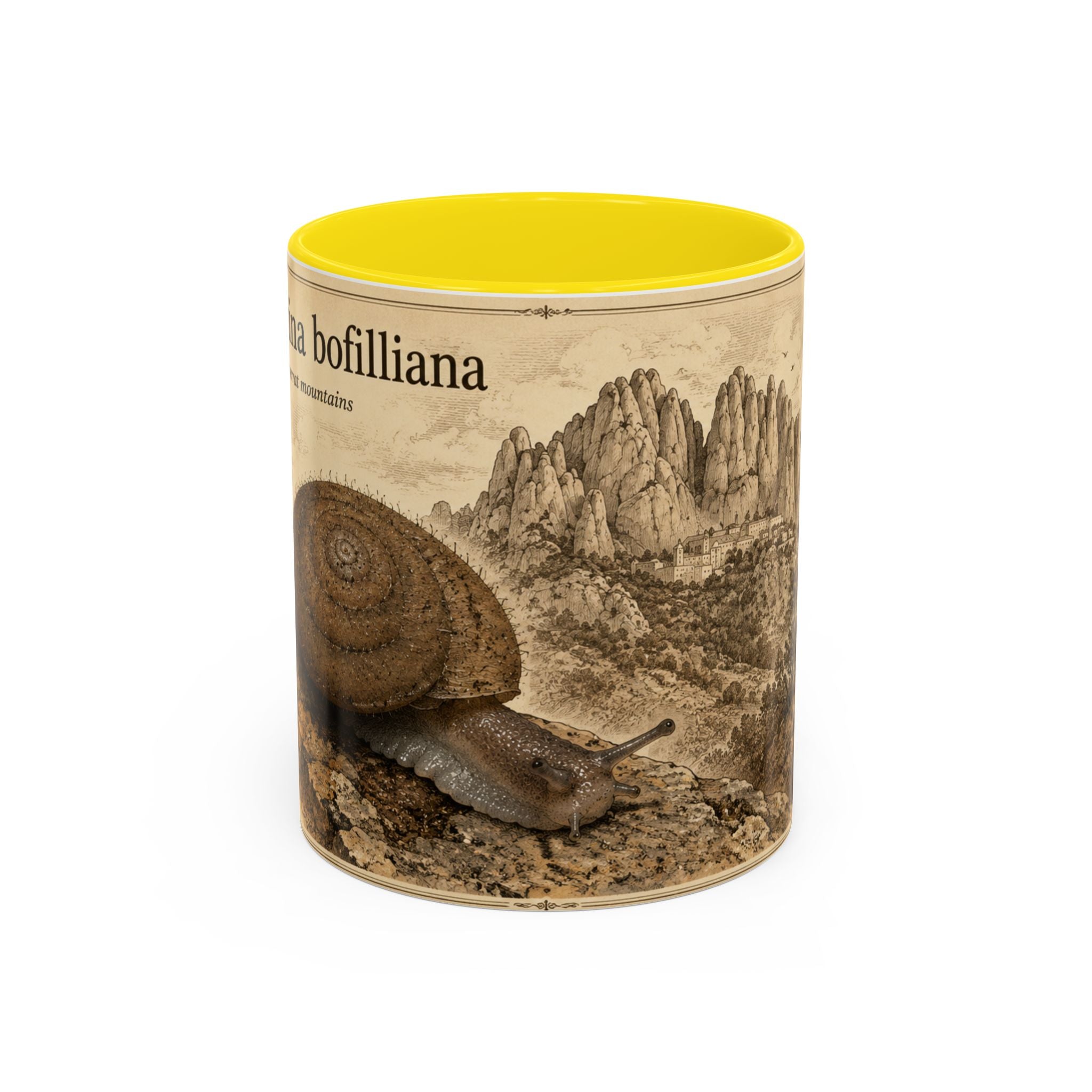 Custom Montserrat Snail Mug – Nature Lover's Gift for Montserrat (Montserratina bofilliana) – Europe/UK