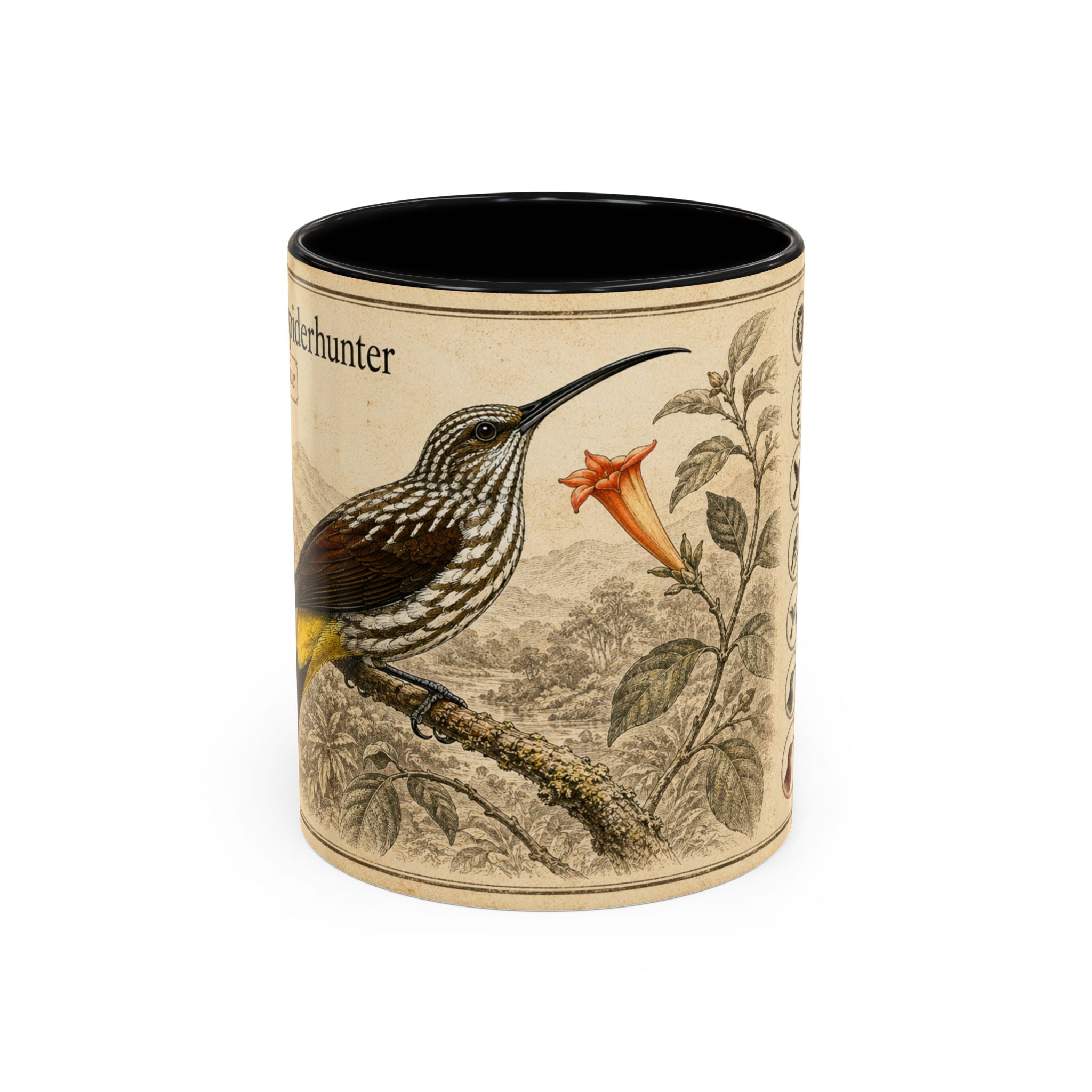 Custom Gift for Julia - Whitehead's spiderhunter (Arachnothera juliae) Nature Lovers Mug  - Europe / UK