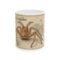 David Bowie's spider Illustration Ceramic Mug – Vintage Natural History David Bowie's spider (Heteropoda davidbowie) 11oz & 15oz