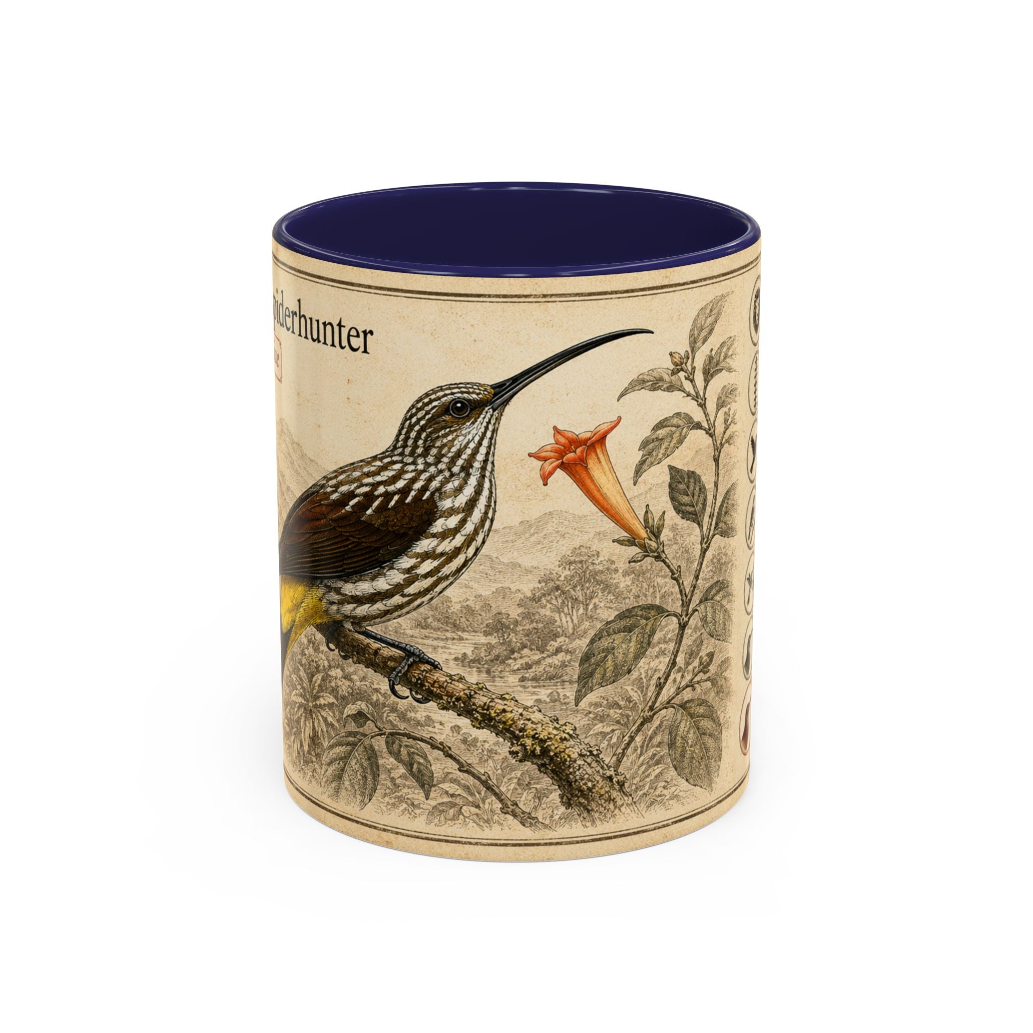 Custom Gift for Julia - Whitehead's spiderhunter (Arachnothera juliae) Nature Lovers Mug  - Europe / UK