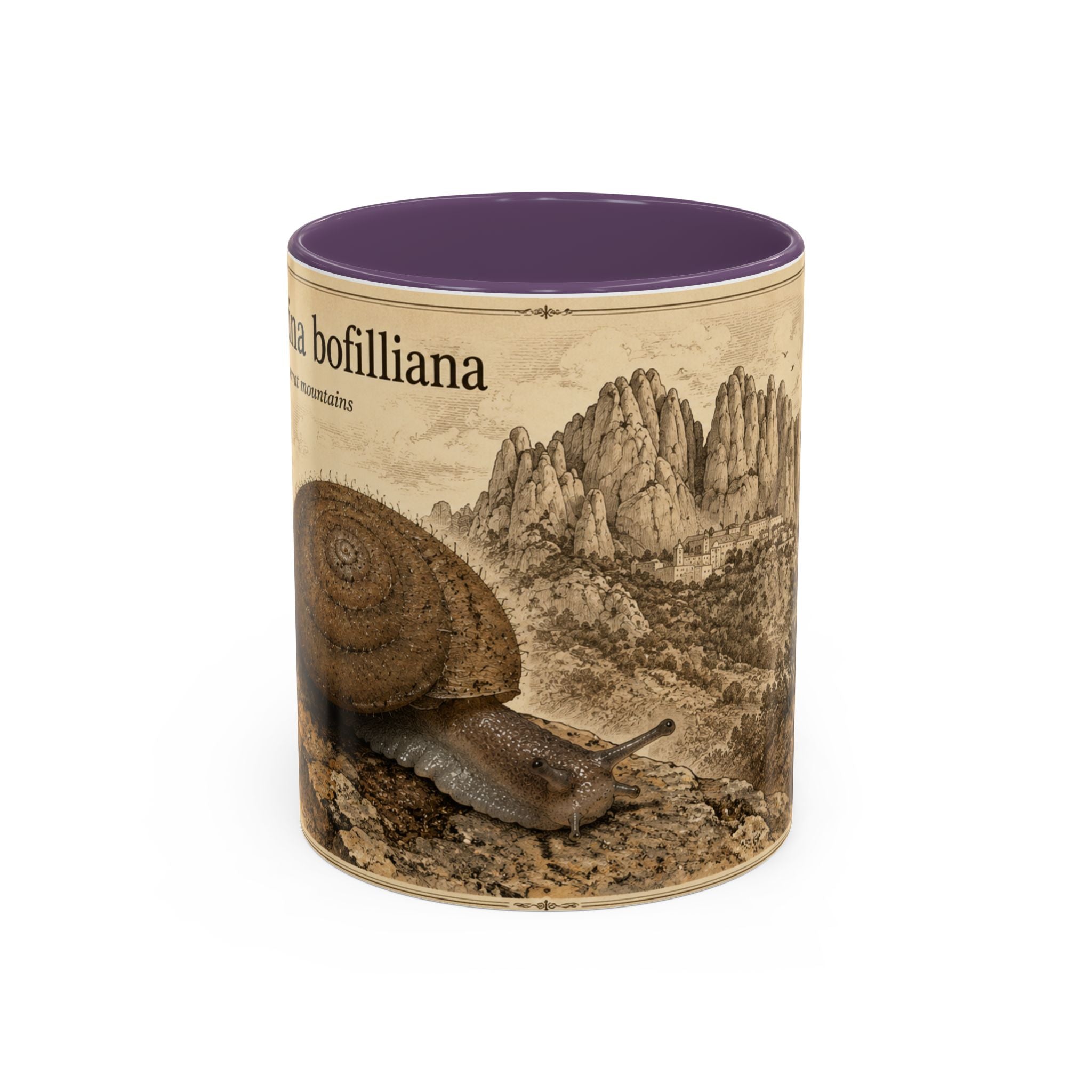 Custom Montserrat Snail Mug – Nature Lover's Gift for Montserrat (Montserratina bofilliana) – Europe/UK